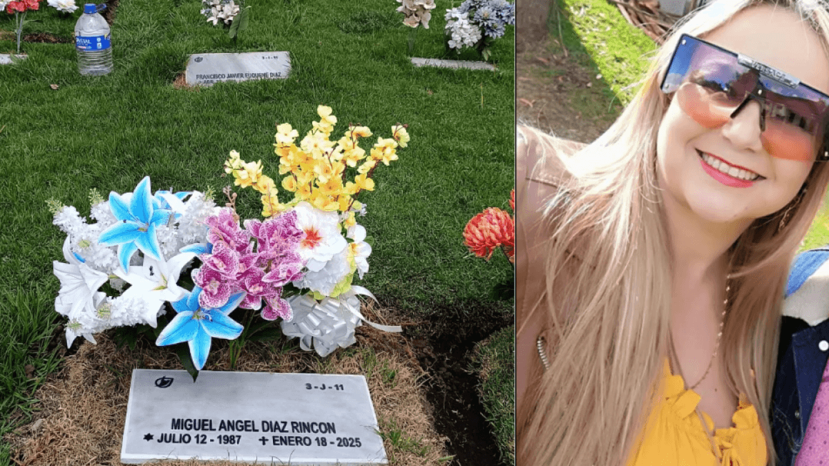 Il messaggio emozionante della madre di Miguel Díaz, figlio di Diomede, in visita al cimitero