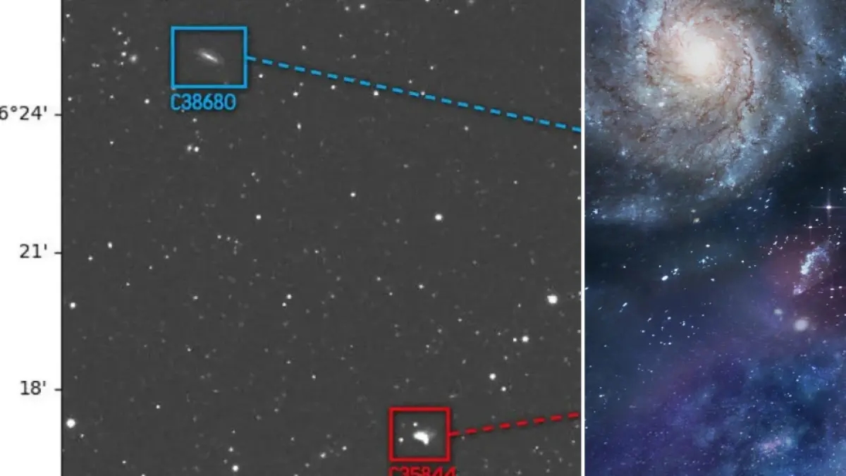 Scientists detect an unusual merger of dwarf galaxies in a cosmic void