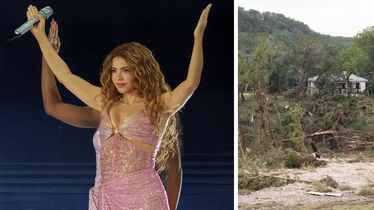 Shakira donerà parte del ricavato del suo concerto alle vittime dell'alluvione in Texas: "Le mie preghiere sono con voi".