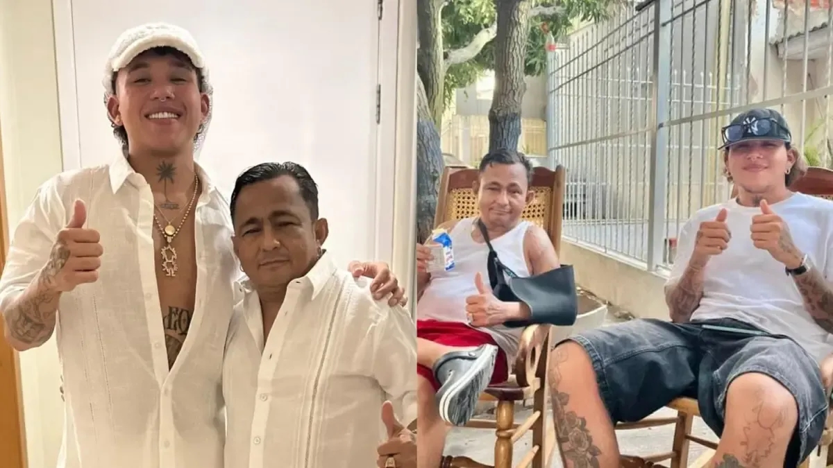 Beele's father died: this was the last message Breyner Lopez left, four days before suffering a heart attack.
