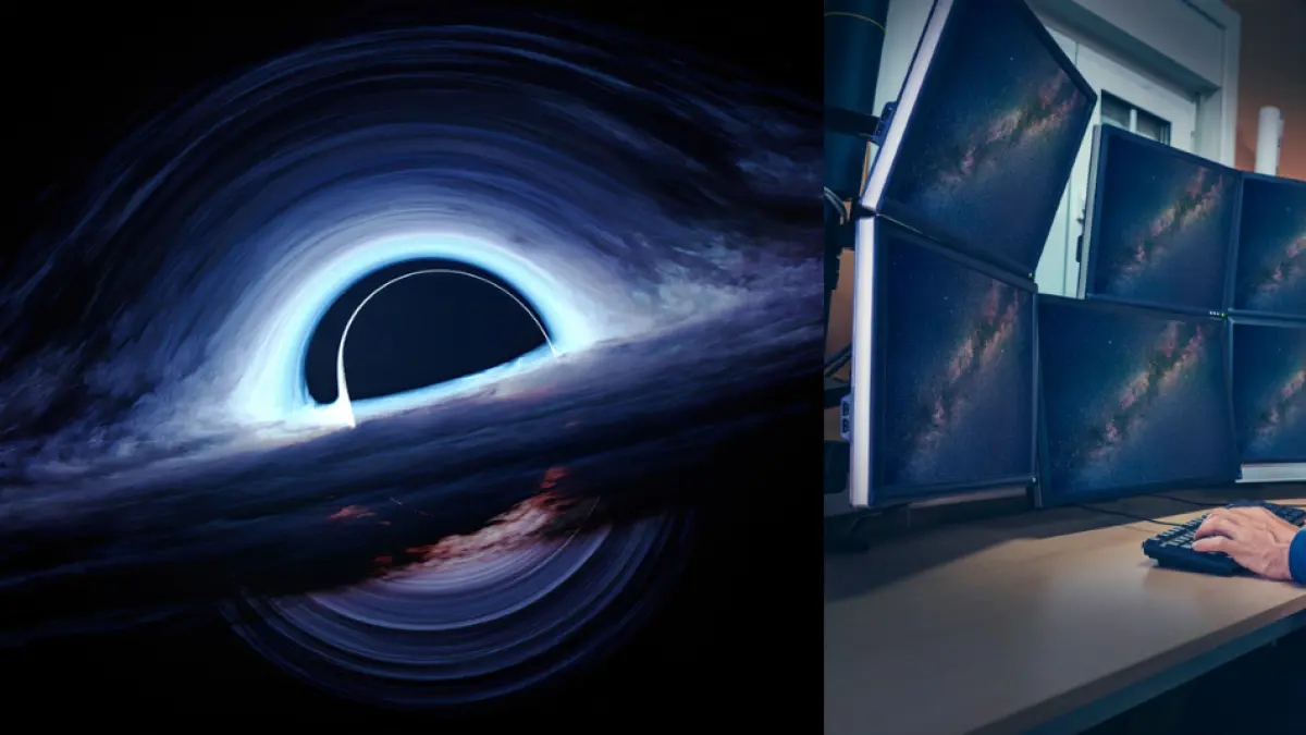 Sie entdeckten ein kolossales Schwarzes Loch, das nahe an der theoretischen Grenze unseres Universums liegt.