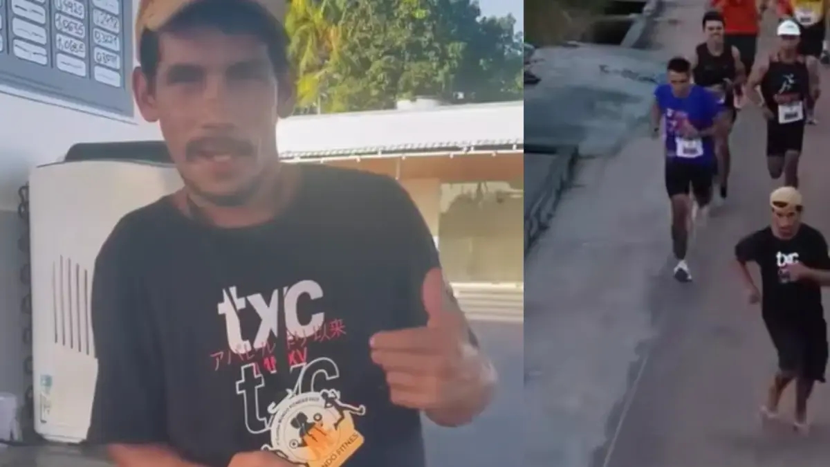 Sarhoş adam Brezilya'da yarışa katıldı, koşucuları geçti, madalya kazandı