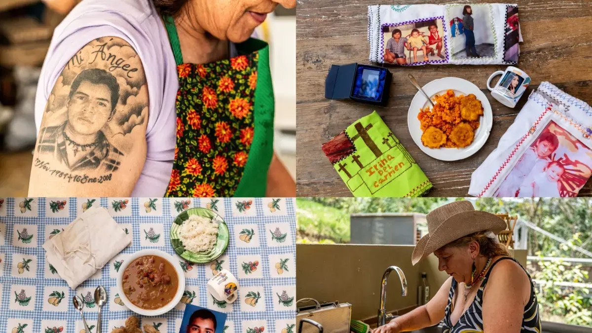 Mothers of false positives from Colombia are part of the book 'Para El Alma', a cookbook that combines the flavor and memory of a country.