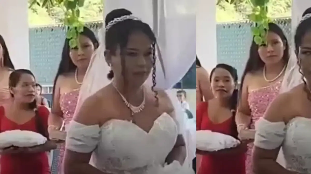 Una donna ha rifiutato il suo fidanzato durante una cerimonia di nozze e le ragioni sono diventate virali sui social media.