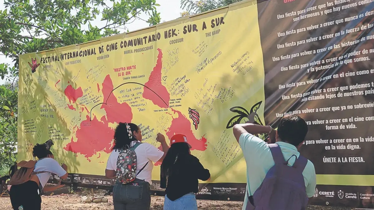 Das Gemeinschaftskino, das Cereté mit Kenia und Bangladesch verbindet