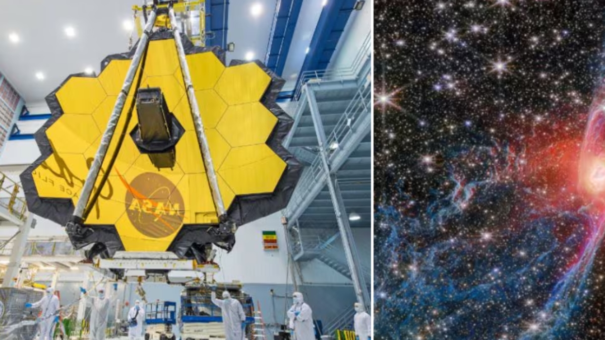 James Webb Teleskobu'nun çektiği örümcek şeklindeki bulutsunun çarpıcı fotoğrafı