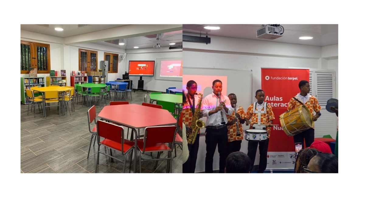 In Nuquí wurde ein interaktives Klassenzimmer mit über 12.000 Offline-Lernmaterialien eingeweiht, von dem mehr als 800 Schüler profitieren werden.