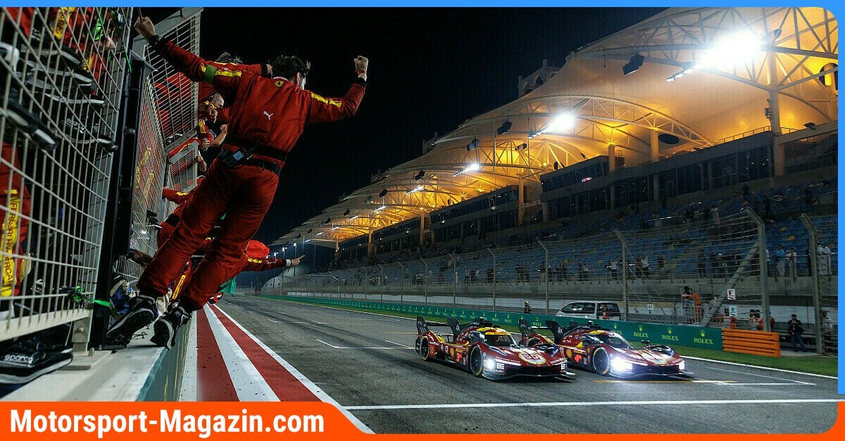 WEC Bahréin Race 2025: Resultados, clasificación del Campeonato Mundial y celebración de Ferrari en la final de temporada