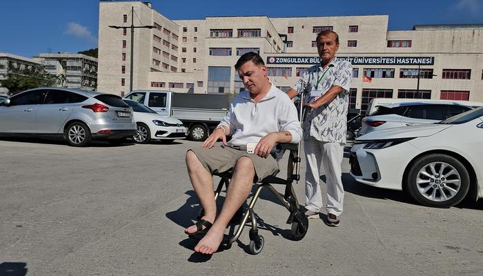 The painkiller injection caused a disaster! He can't walk or stand...