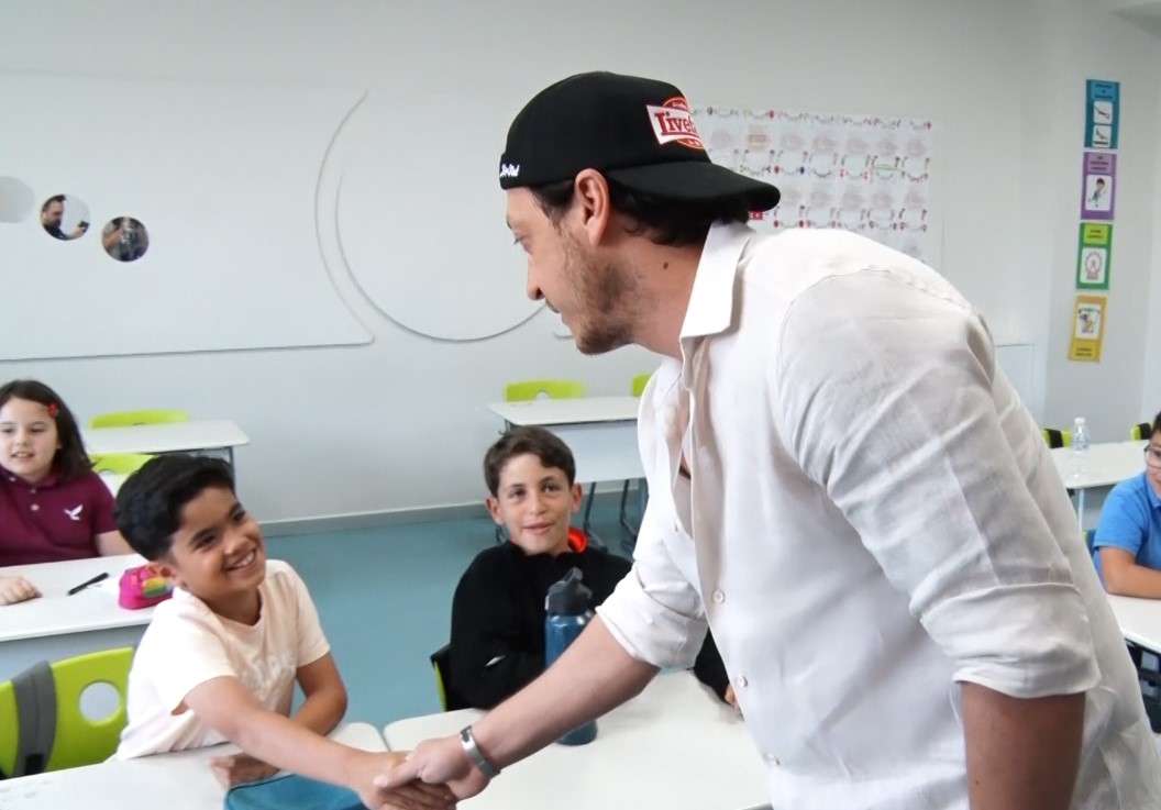 Mesut Özil spotkał się ze studentami