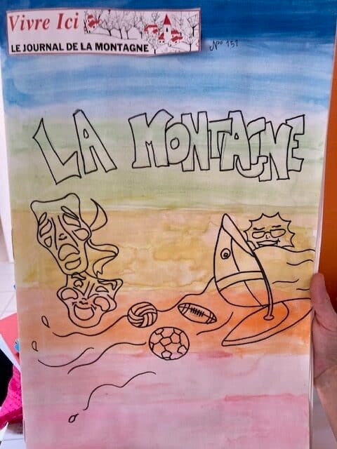 La Montagne'daki "Vivre ici" gazetesi için yeni bir hayat
