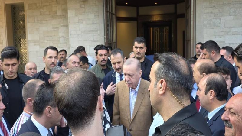 Президент Эрдоган совершил праздничную молитву в Мармарисе