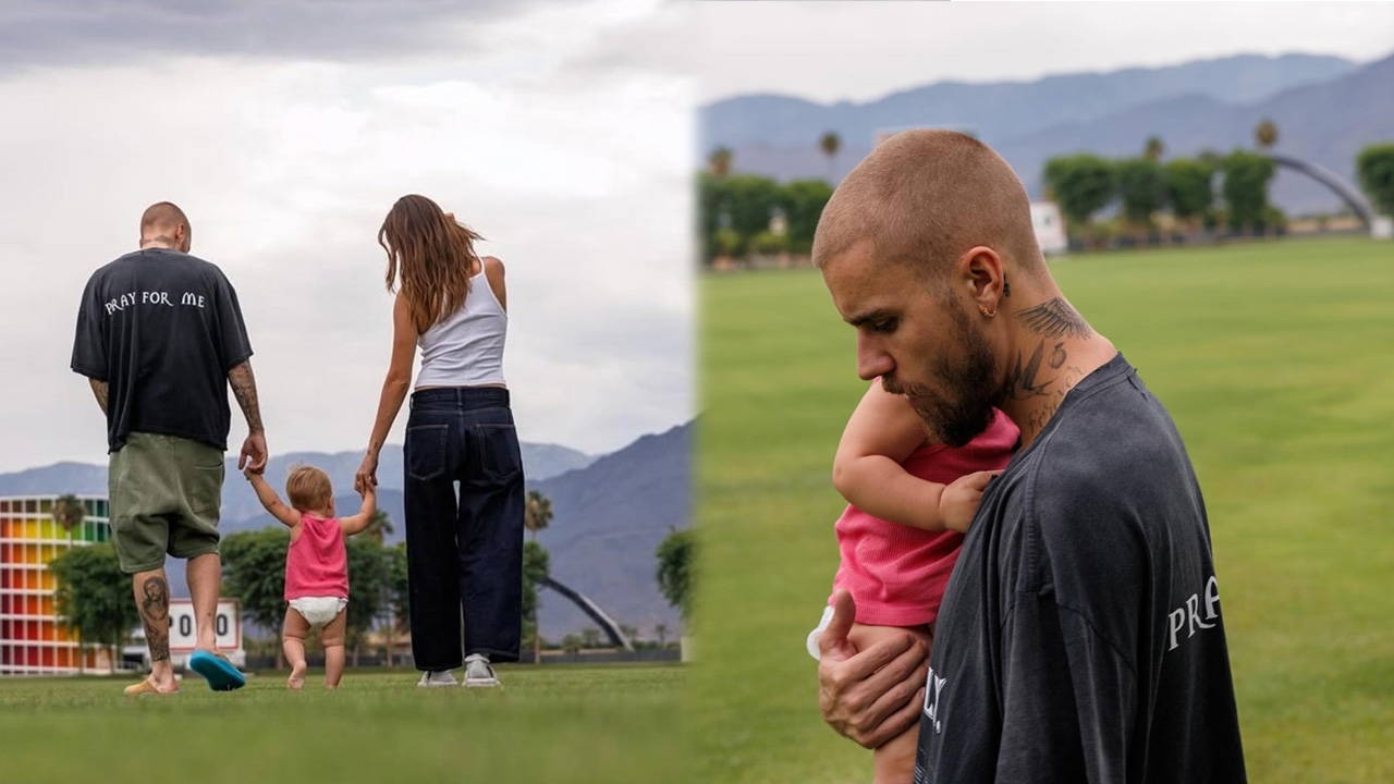 Hailey en Justin Bieber werden een trending topic met hun familiepose