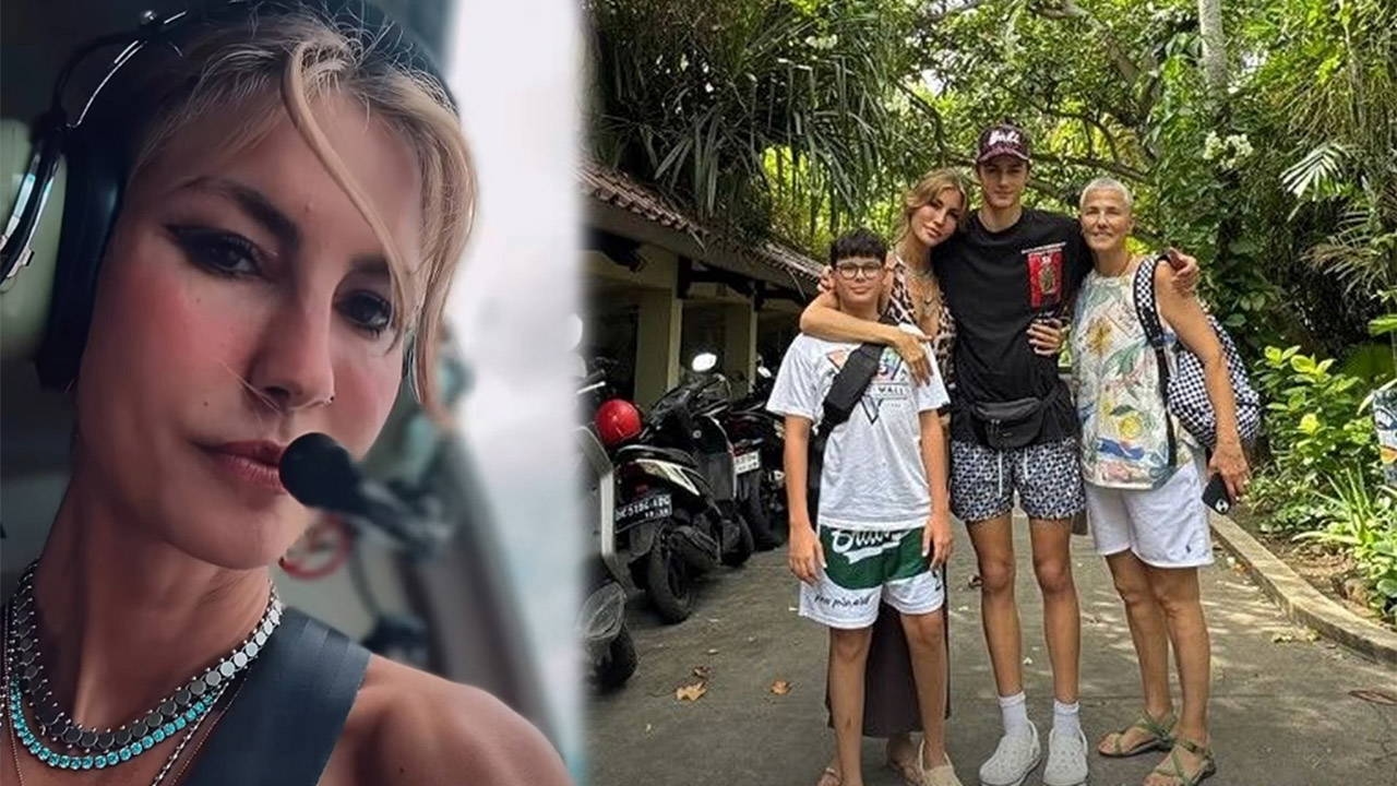 Çağla Şıkel im Bali-Urlaub: Geteilt von ihrem Helikopterflug