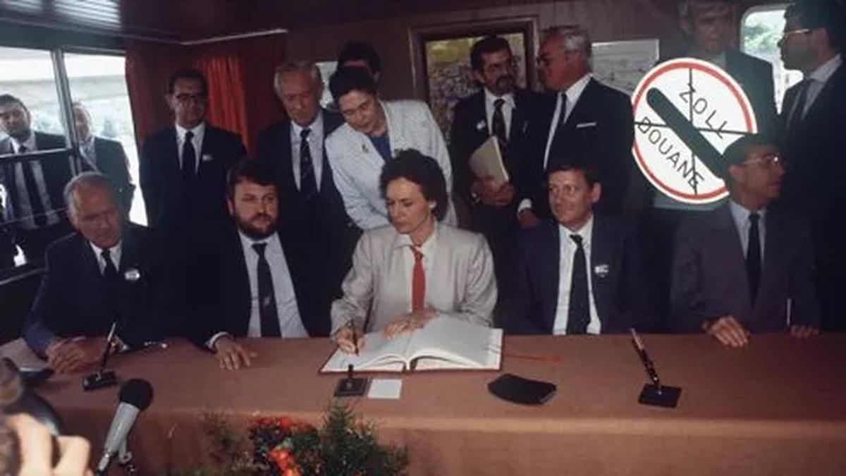 Ephemeride vom 14. Juni: Vor 40 Jahren wurde das Schengener Abkommen von fünf europäischen Staaten unterzeichnet