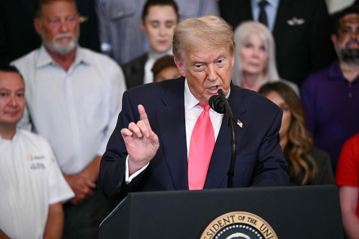 Donald Trump pushes Republican senators to adopt his "big, beautiful" budget bill