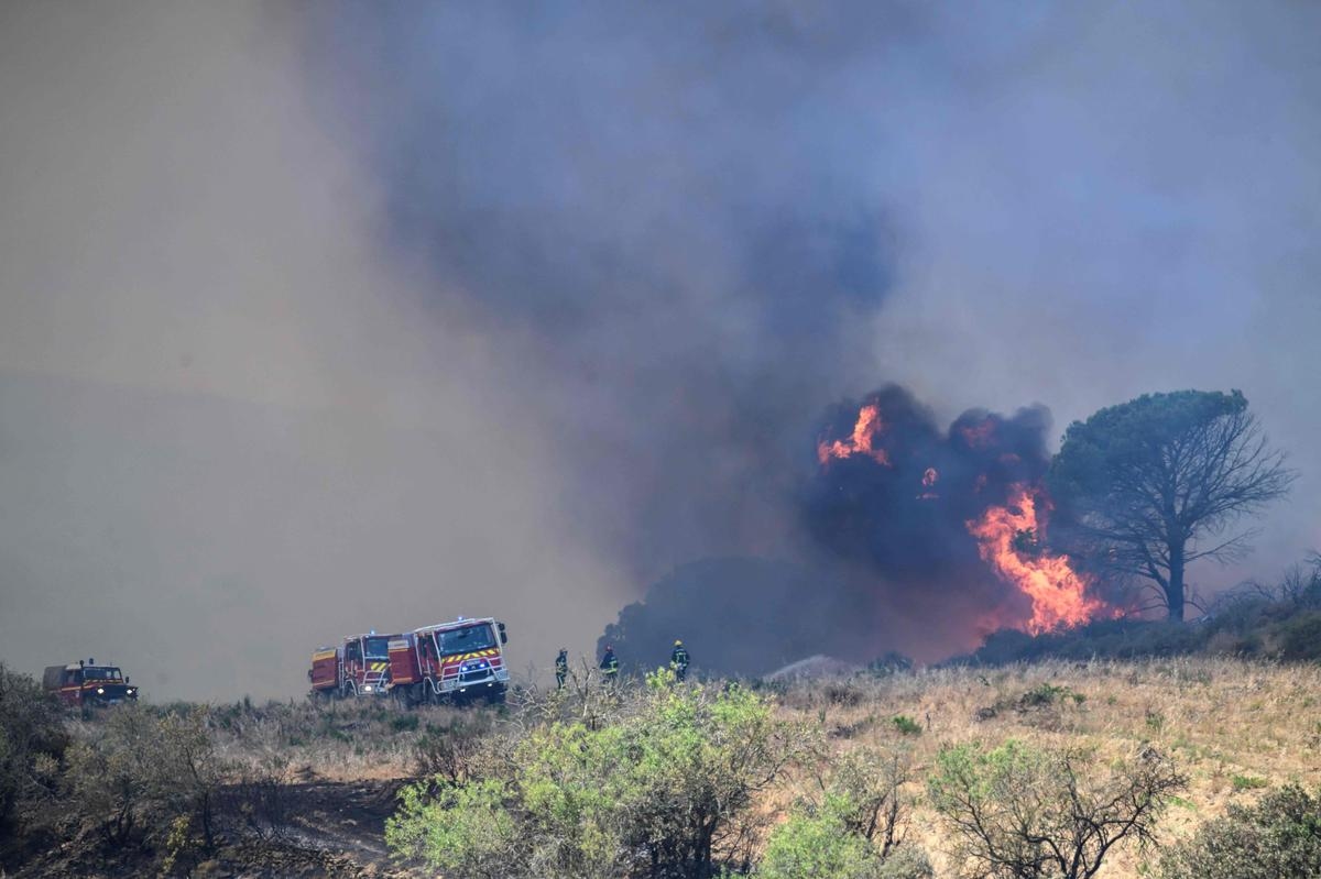Incêndio "grande" perto de Marselha: 100 hectares devastados e 150 pessoas evacuadas neste sábado