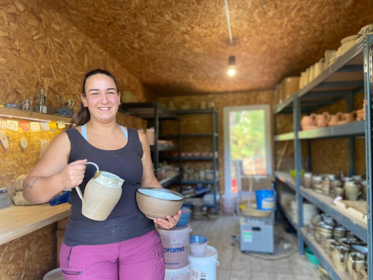South Gironde: “the first contact with the public”, the graphic designer turned ceramist will exhibit her pieces in Villandraut