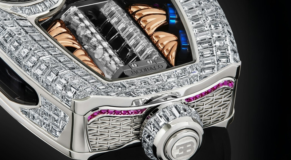 Bugatti and Jacob & Co. present the most spectacular watch of the year: the Tourbillon Baguette.