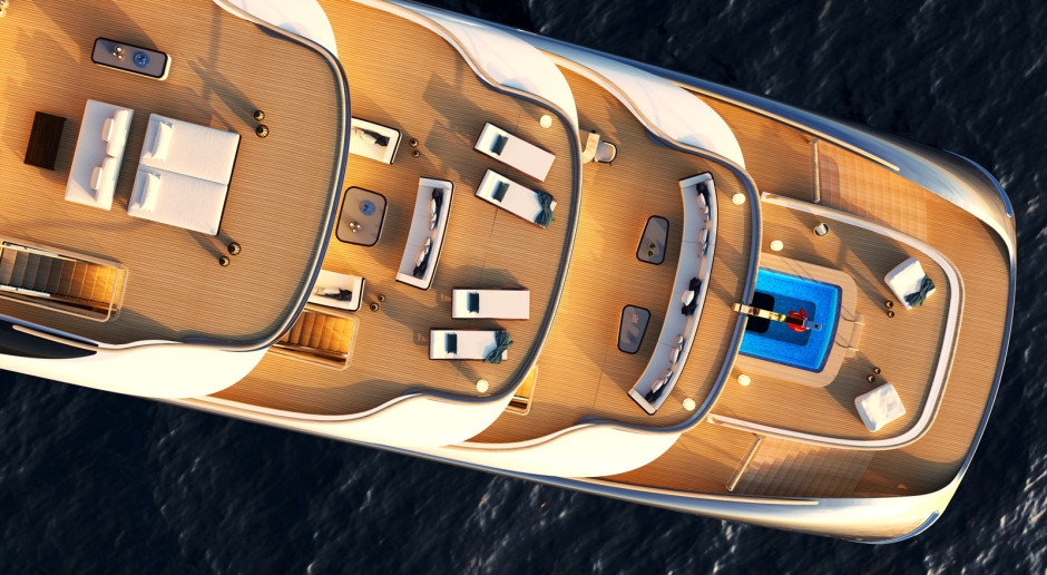 Echte luxe op volle zee. Turquoise Yachts creëert een 81 meter lange gigant.