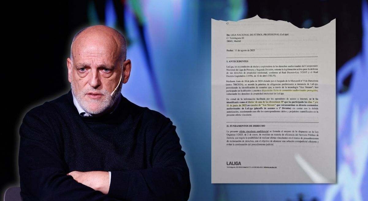 Avviso a tutti coloro che utilizzano IPTV pirata per il calcio: LaLiga sa chi siete e potreste presto ricevere questa lettera.