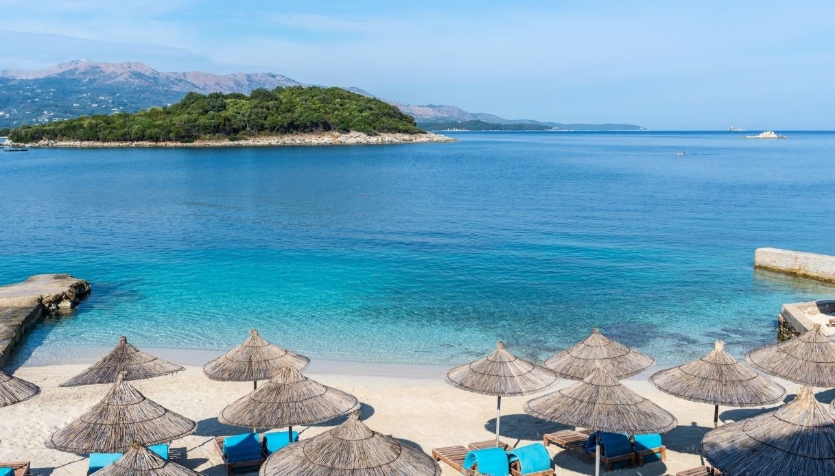 These beaches of Albania are enchanting, and they are also very close to Italy
