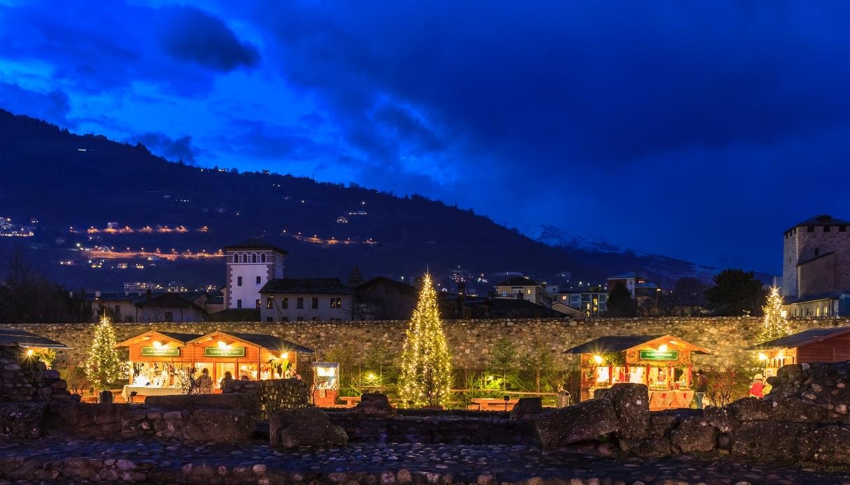 Mercatino di Natale di Aosta, quando inizia il Marché Vert Noël 2025