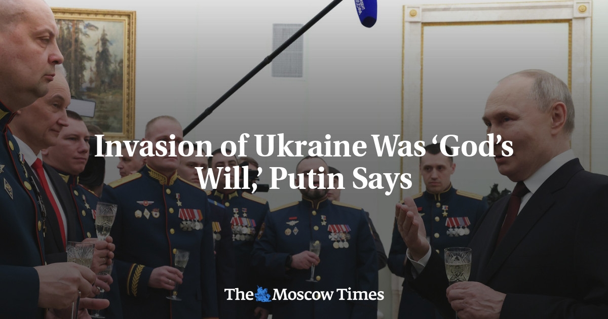 Putin: Invasion in der Ukraine war „Gottes Wille“