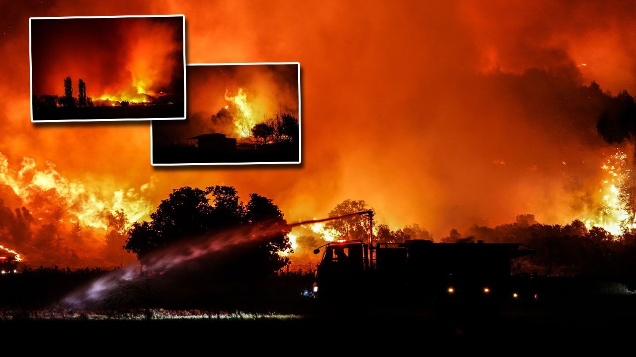 Çanakkale erlebt eine Apokalypse! 5 Dörfer wegen Feuer evakuiert