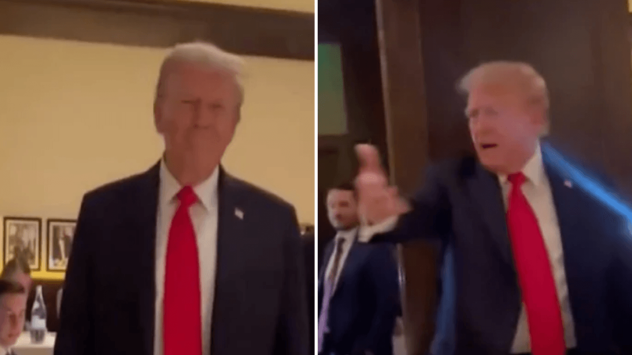 Trump was surprised by what he saw at the restaurant