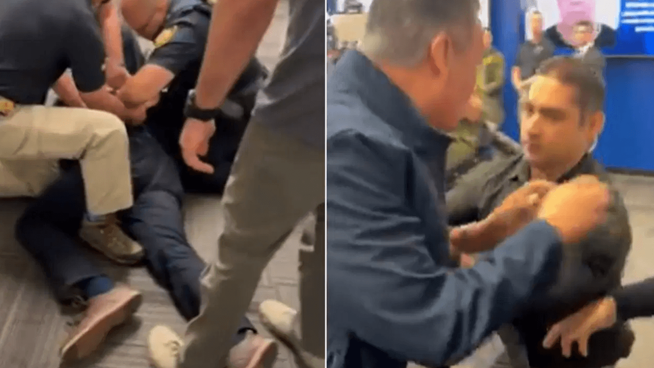 US-Senator mit Handschellen auf dem Rücken von Ministertreffen ausgeschlossen