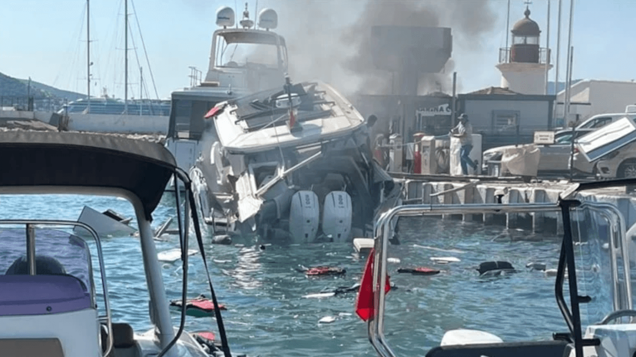 Bodrum'da patlayan lüks tekne Beşiktaş yöneticisinin çıktı