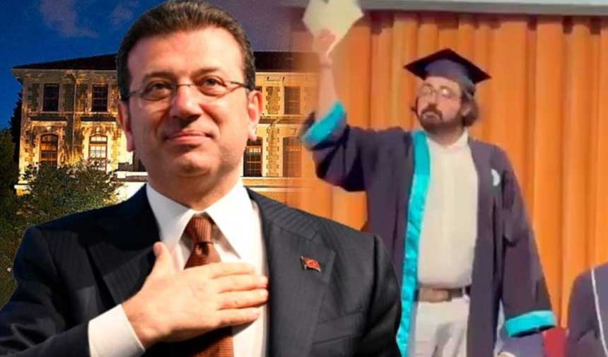 Un joven estudiante de la Universidad Boğaziçi que rompió su diploma para apoyar a İmamoğlu fue detenido