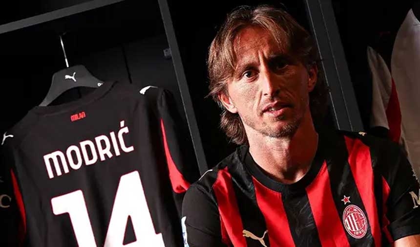 Luka Modric in Milan