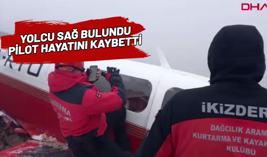 ¡Se encontraron los restos del avión que se estrelló camino a Rize! El piloto falleció, el pasajero sobrevivió.