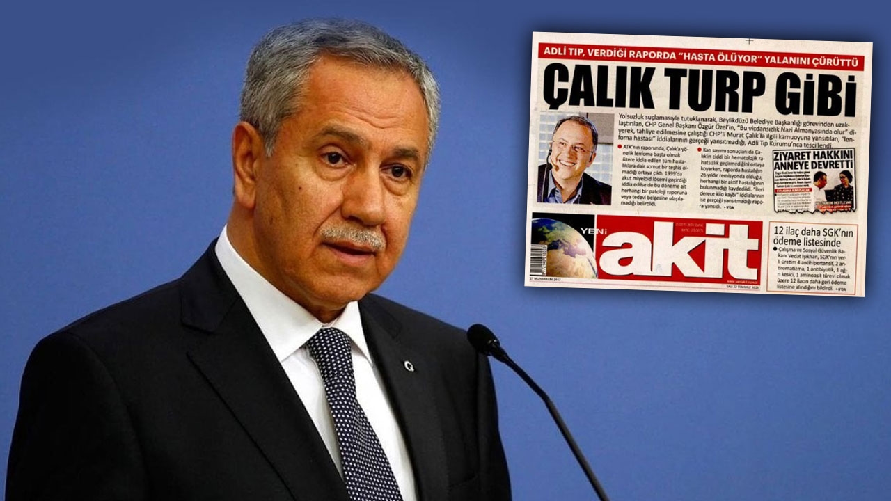 Reakcja Bülenta Arınça na „Murat Çalık” Akita: gazeta pozbawiona moralności i przyzwoitości