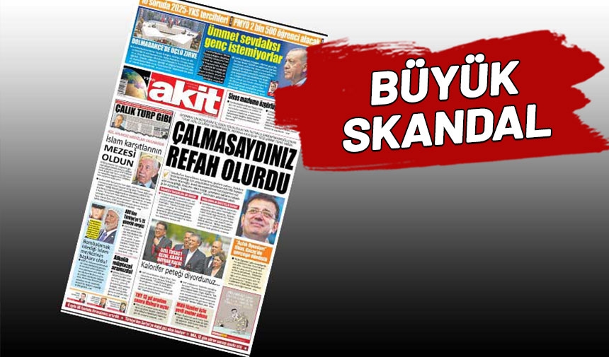 Akit umieścił ewakuację Sivasa po prawej stronie logo, a Çalıka po lewej.