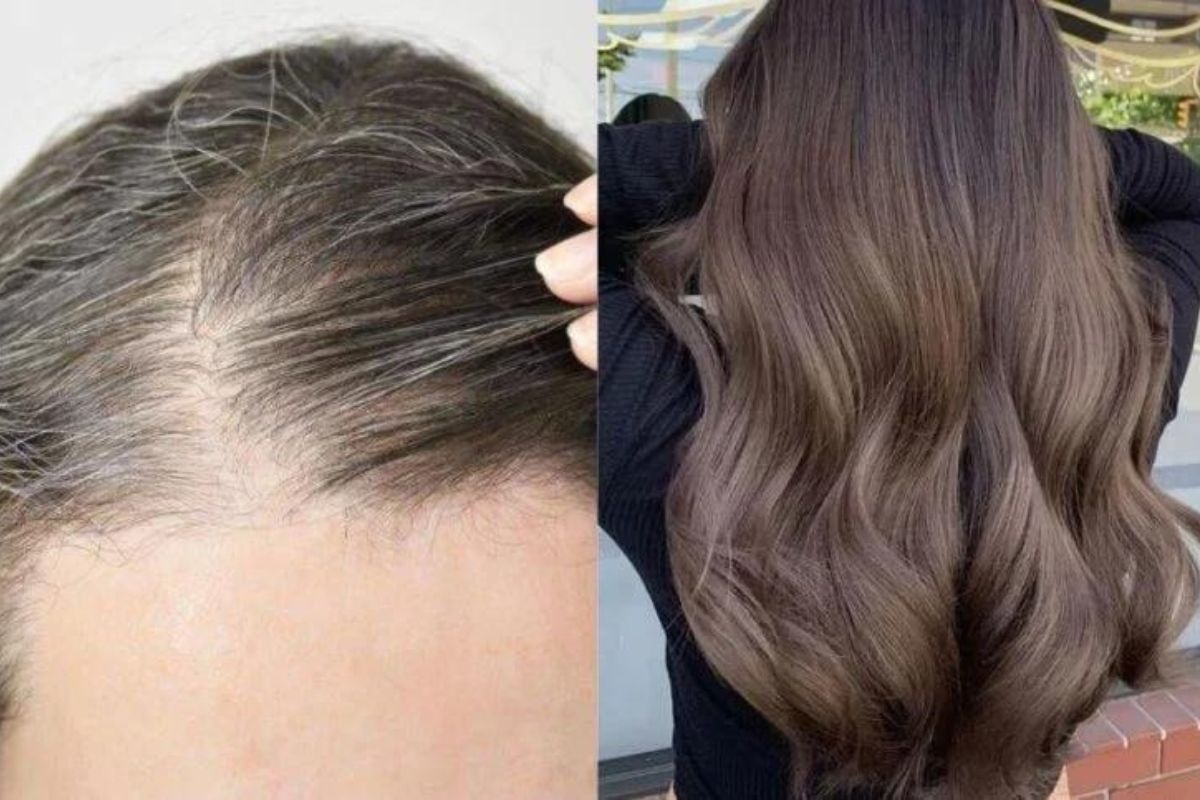 Weiße Haare? Natürliche Rezeptur deckt ab, ohne das Haar zu schädigen