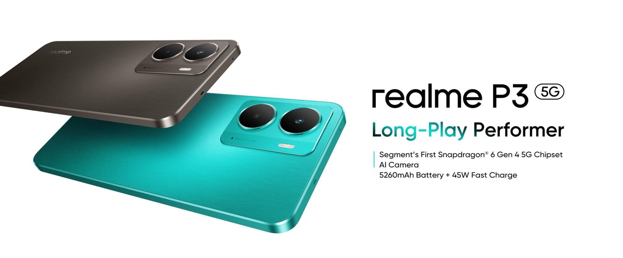 realme P3: o smartphone pensado para os jovens chega à Itália