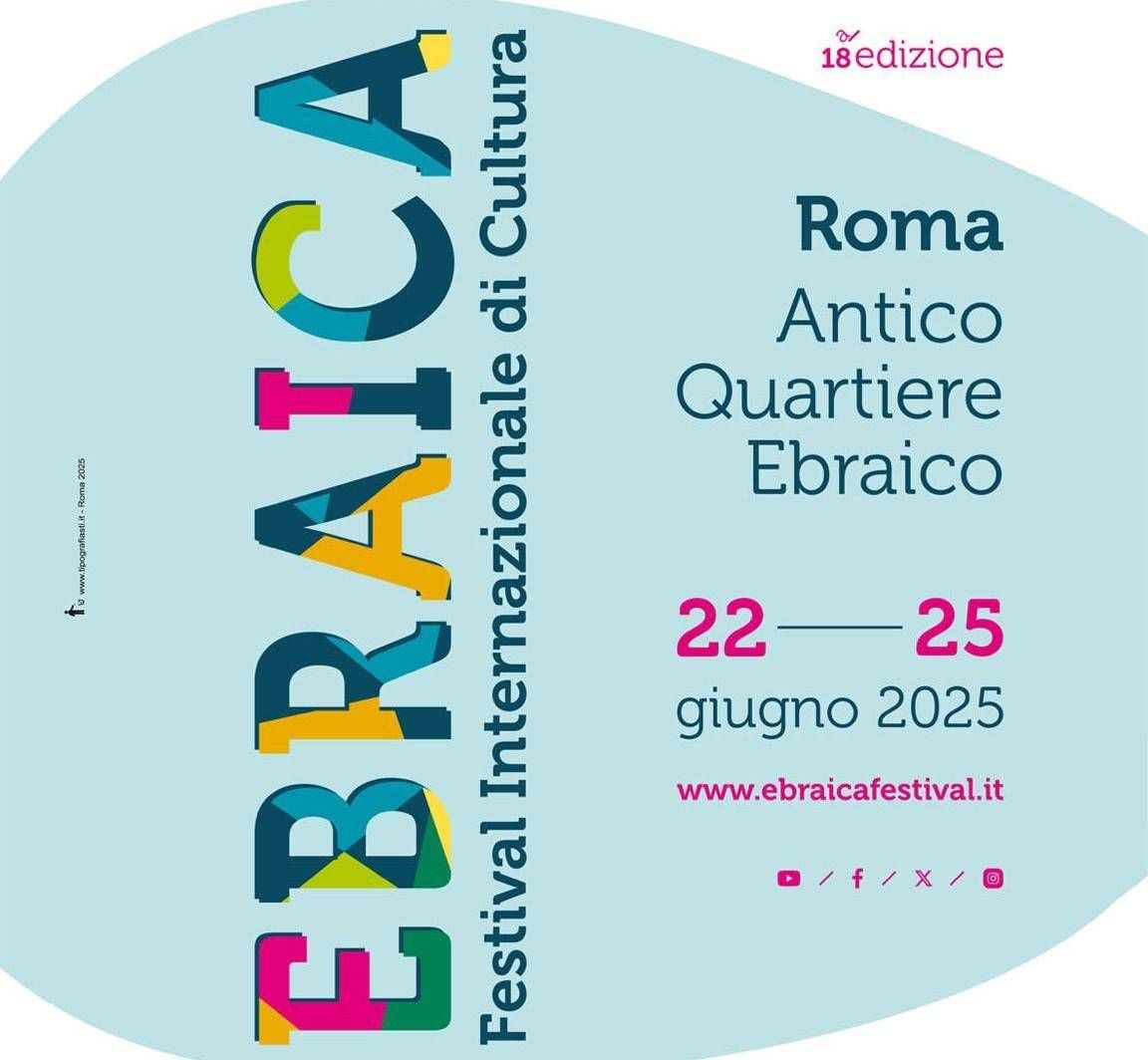 “Ebraica” keert terug, een internationaal festival in Rome van 22 tot en met 25 juni