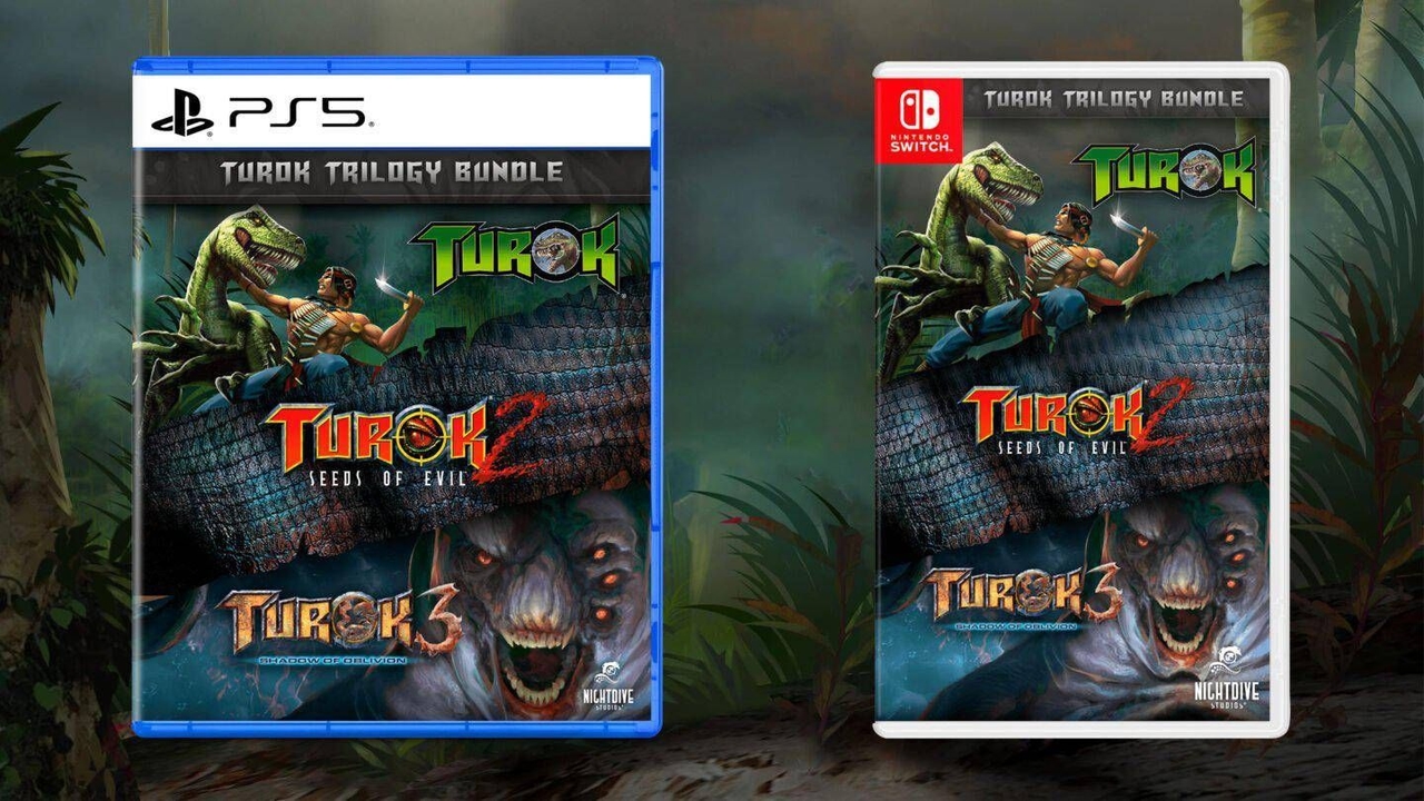 Trilogia Turok, edição física remasterizada para PS5 e Switch