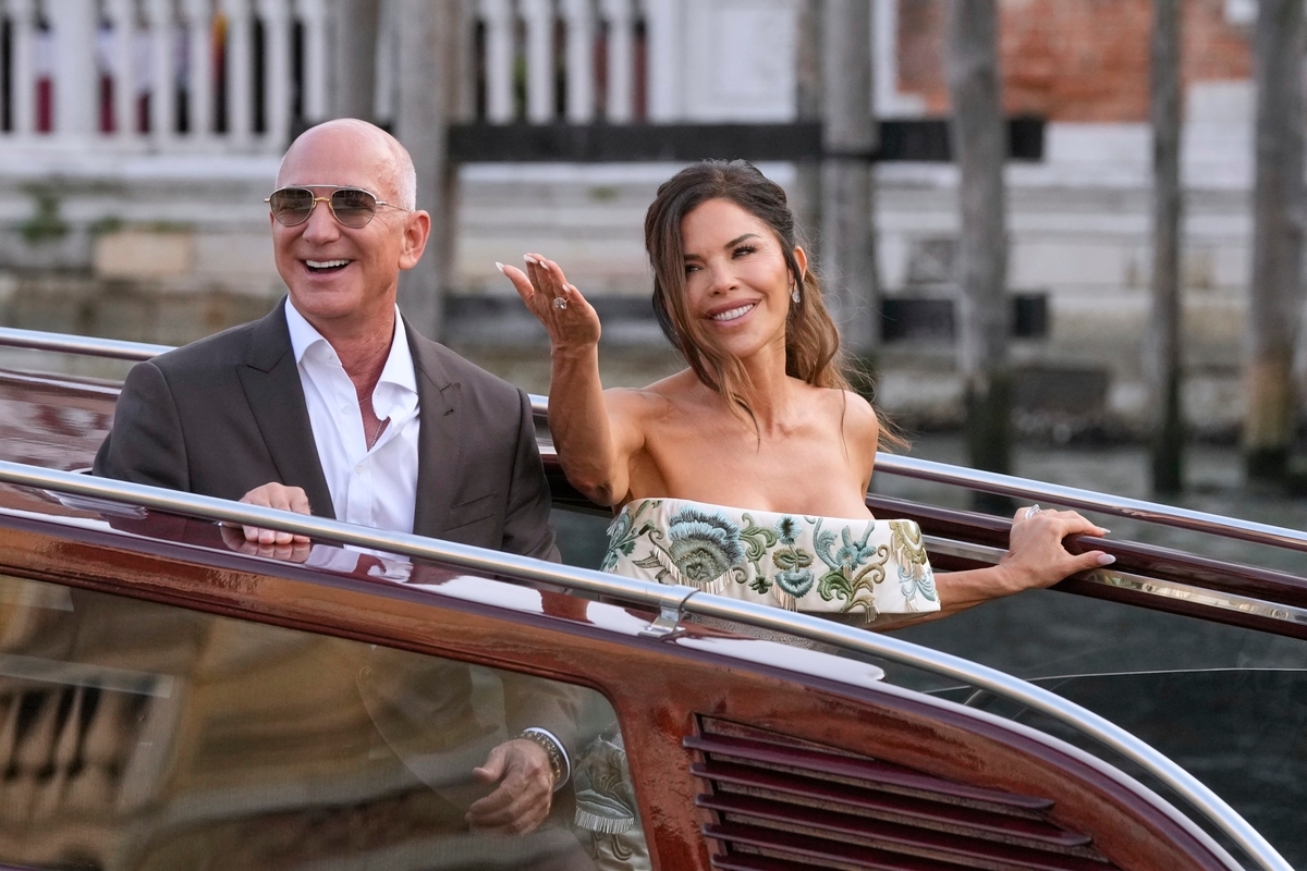 La boda de Jeff Bezos: más de 25 millones de italianos siguieron el evento social del año por televisión