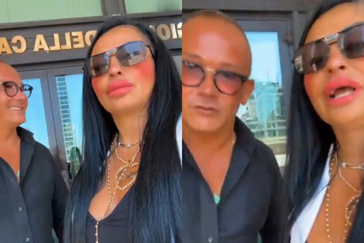 Rita De Crescenzo sur le terrain. La vidéo de la TikTokeuse