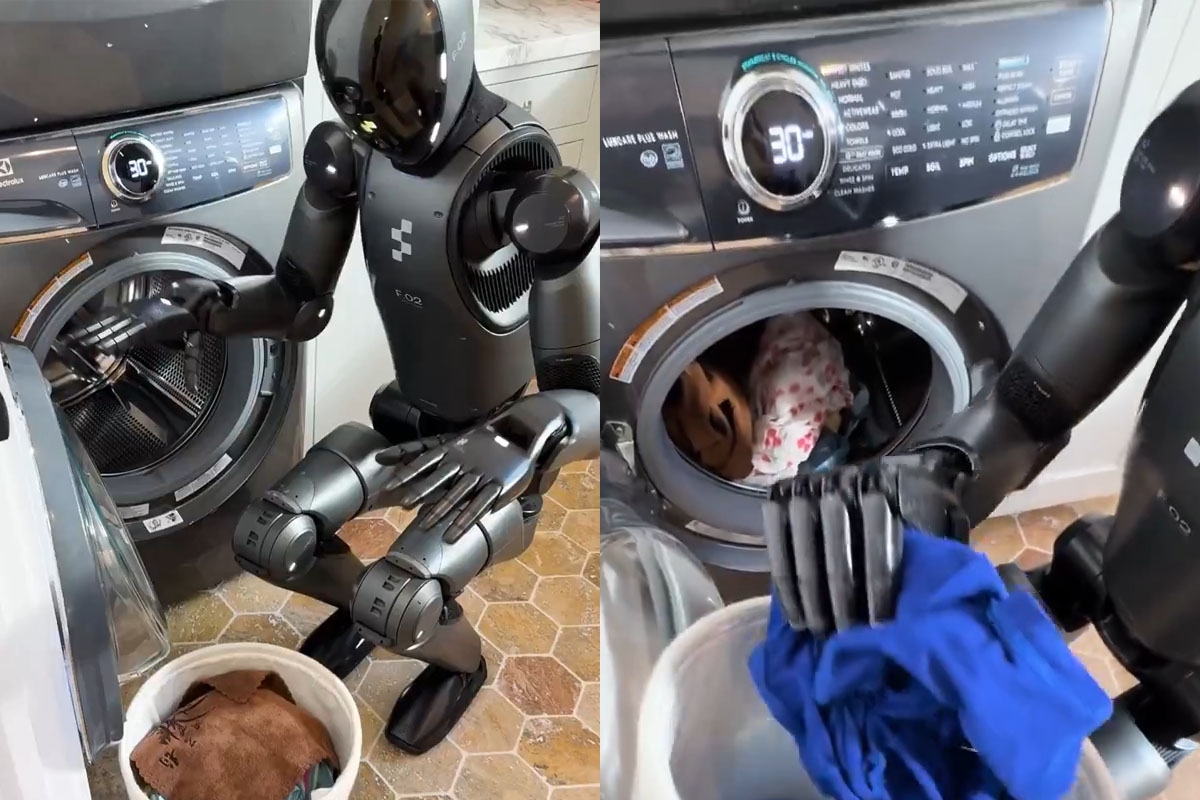 Sırtınızı kırmayın, çamaşır robotu zaten var. VİDEO