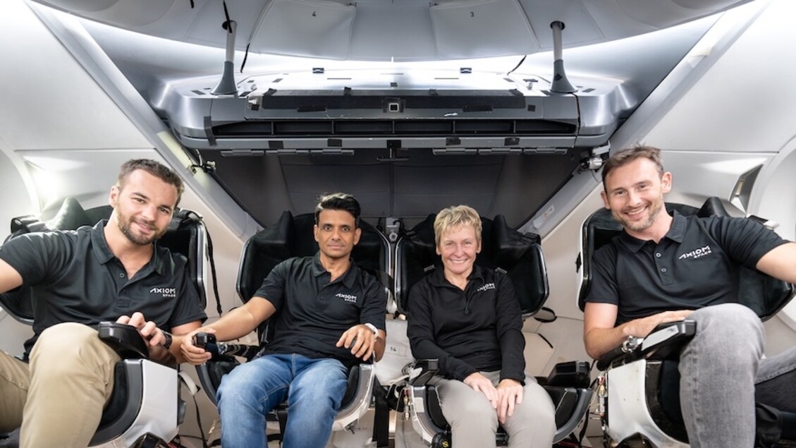 Private Ax-4-missie uitgesteld vanwege problemen met SpaceX-capsules