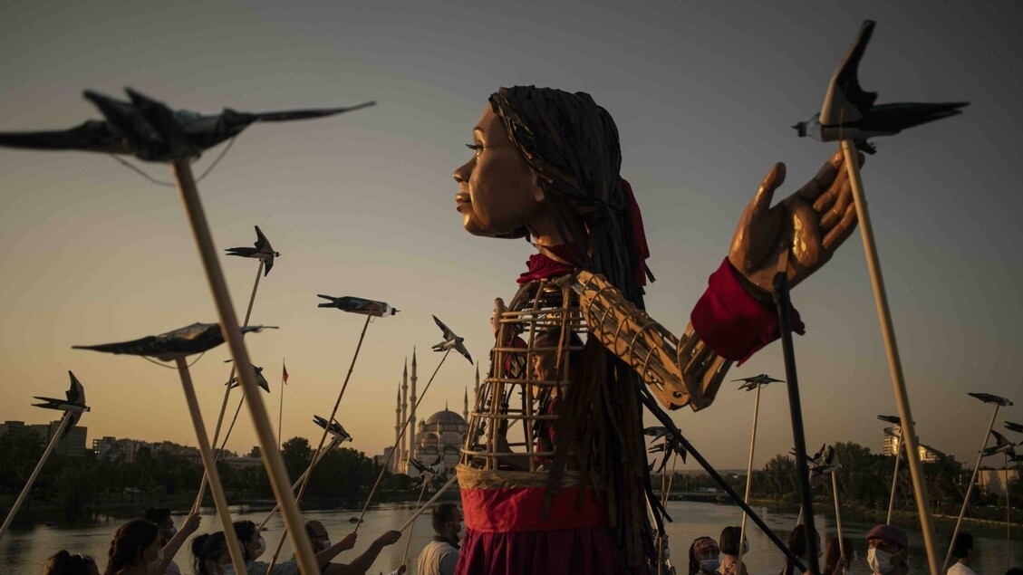 The Herds, in Venice the work of art becomes itinerant