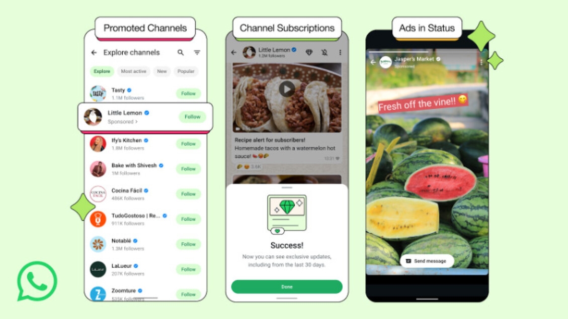 WhatsApp monétise, les fonctionnalités publicitaires arrivent