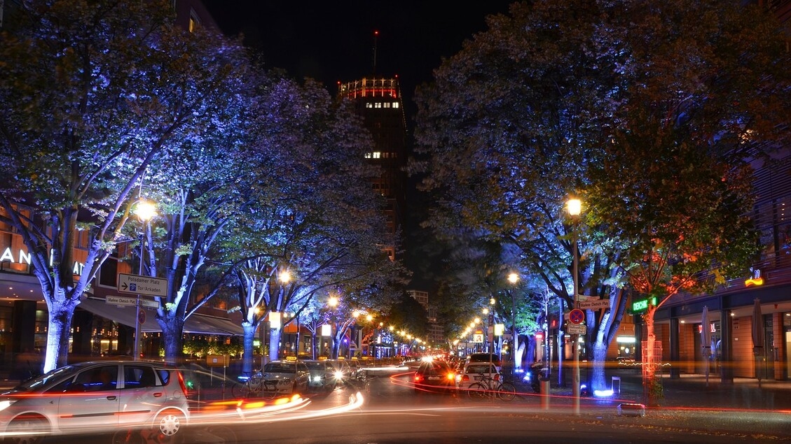 As luzes da cidade prolongam a temporada de crescimento das plantas