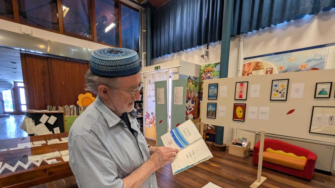 De geliefde boeken van Pulcinoelefante tentoongesteld in Carloforte