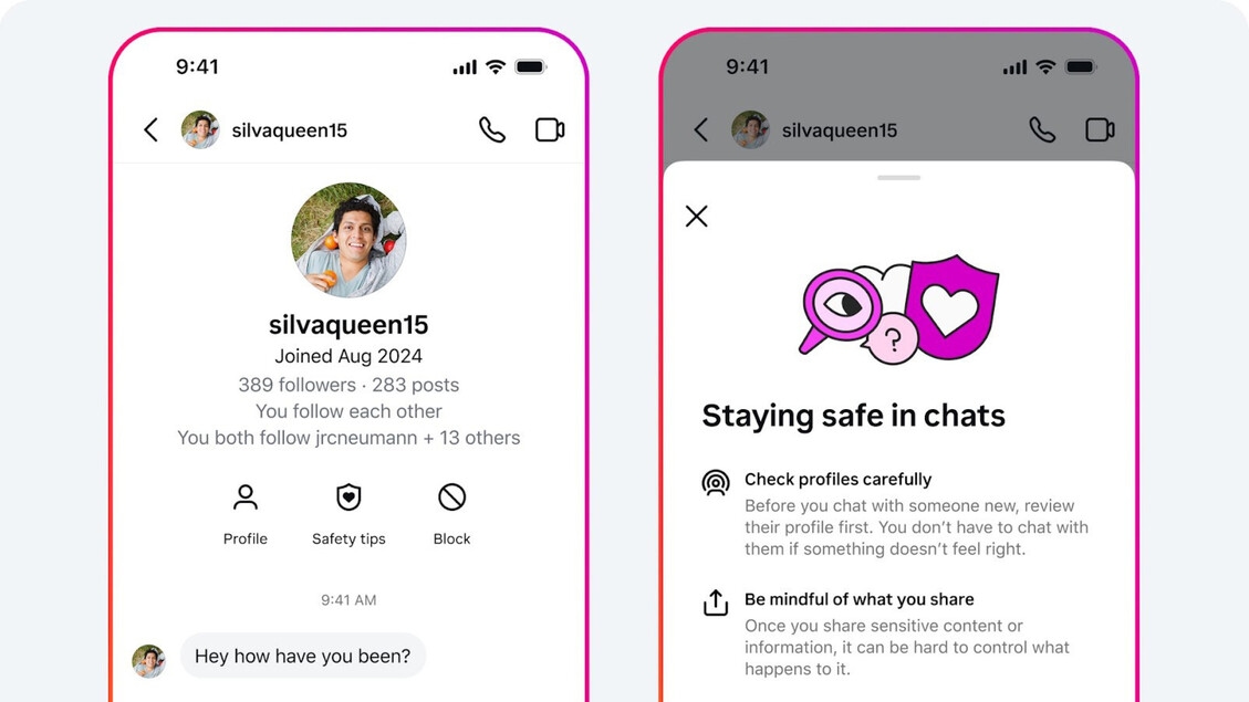 Instagram tightens security on teens' direct messages